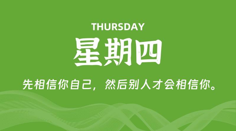 05月01日，星期四, 每天60秒读懂全世界！ - 百德网
