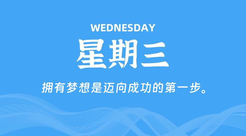 05月28日，星期三, 每天60秒读懂全世界！ - 百德网